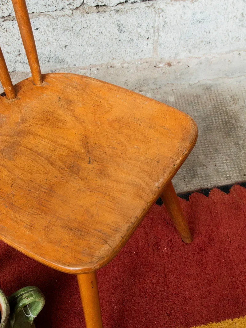 Claude, la paire de chaises en bois N°862