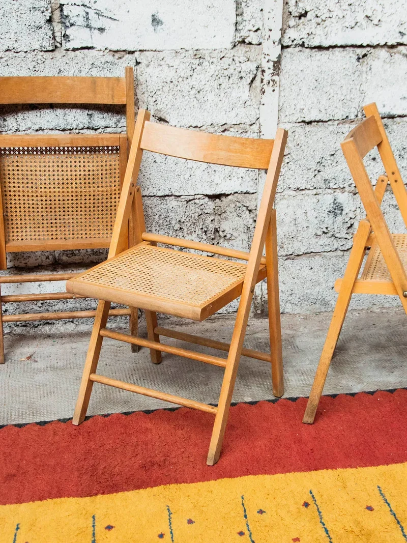 Alma, la chaise cannée en bois N°735