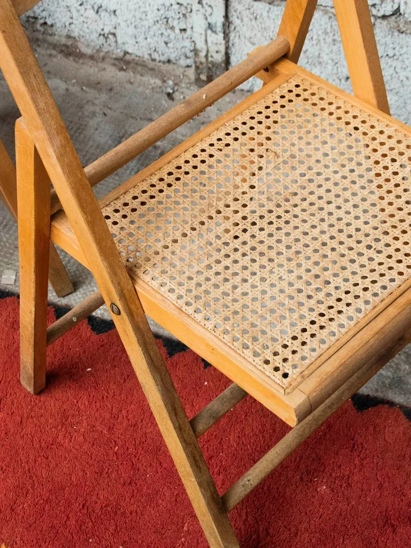 Alma, la chaise cannée en bois N°735