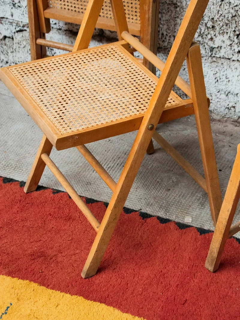 Alma, la chaise cannée en bois N°735