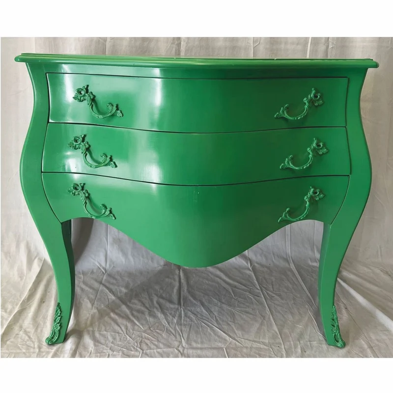 Casa Padrino Barock Kommode mit 3 Schubladen Grün 120 cm - 1B Ware