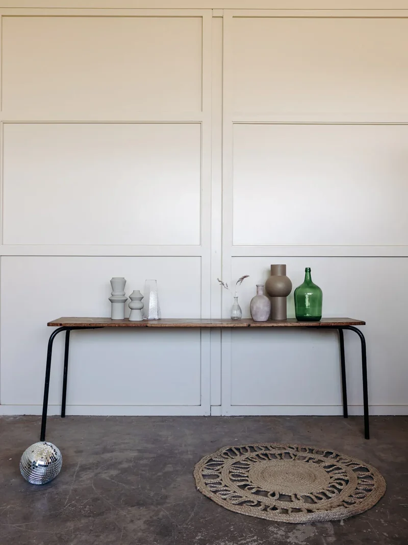 Hanna, la grande console en bois et métal N°419