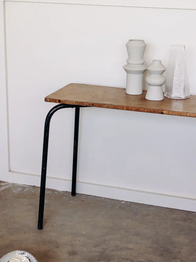 Hanna, la grande console en bois et métal N°419