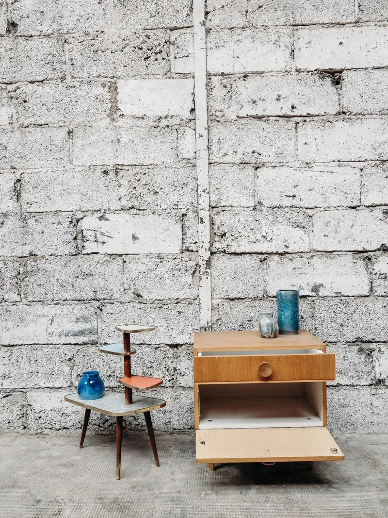 Maïa, la table de chevet en bois N°143