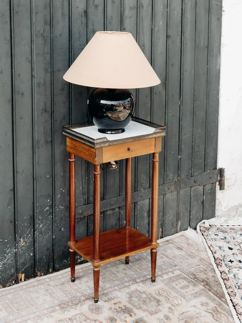 Odile, le chevet en bois et marbre N°510