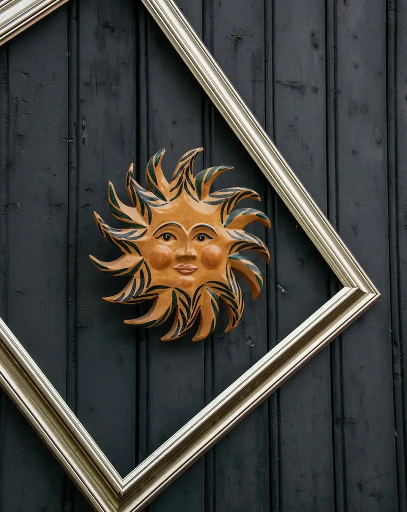 Noah, le soleil mural en terre N°6