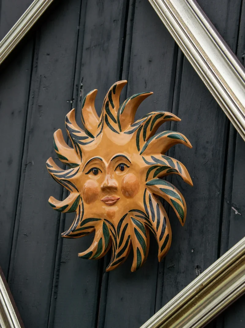 Noah, le soleil mural en terre N°6