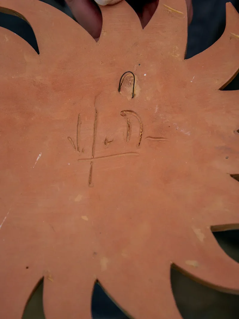 Noah, le soleil mural en terre N°6