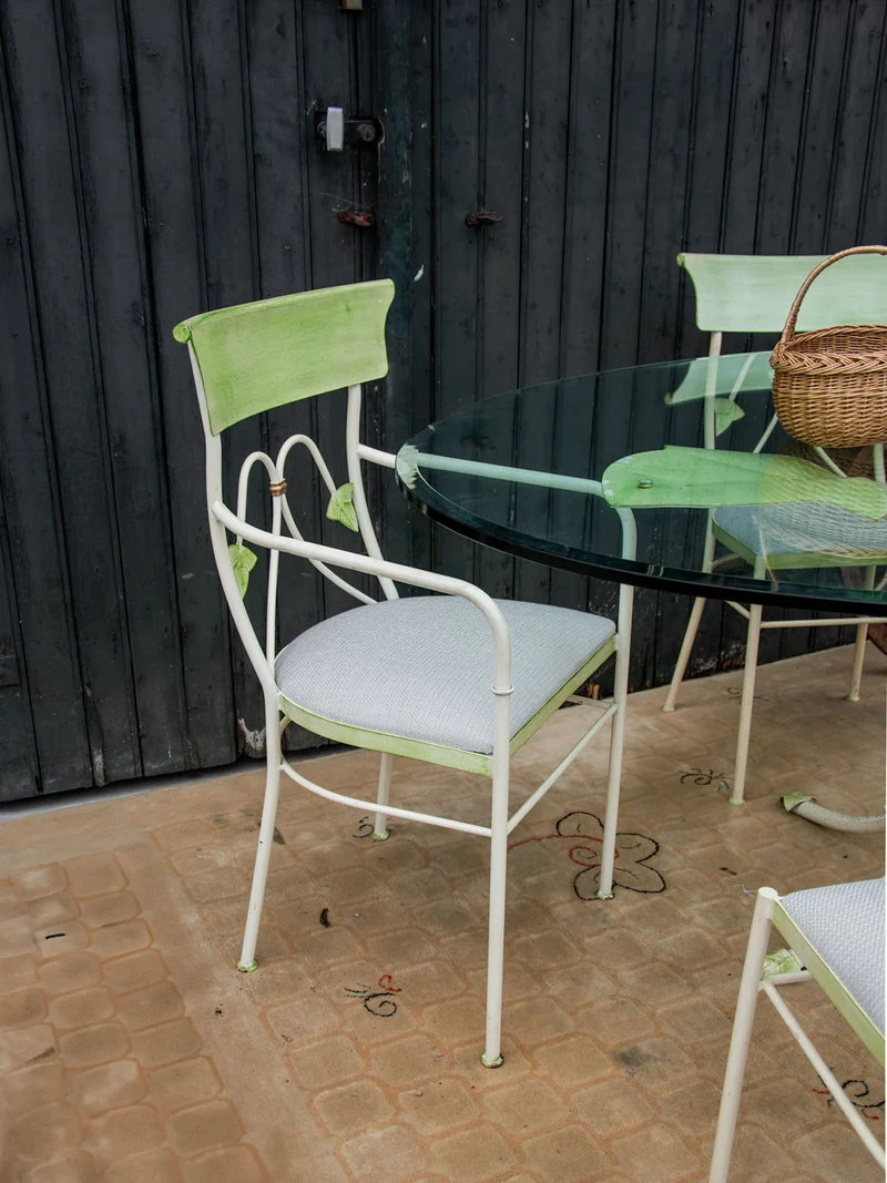 Gisèle, l'ensemble de jardin en fer N°219