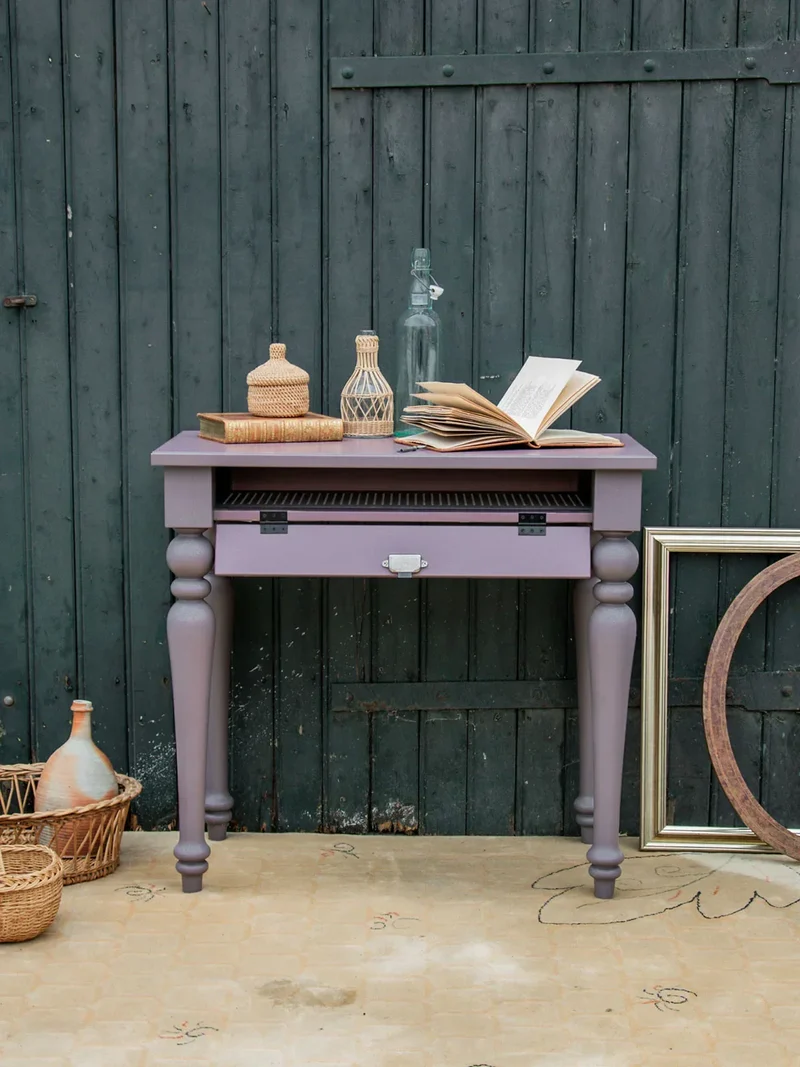 Edouard, le bureau violet en bois N°321
