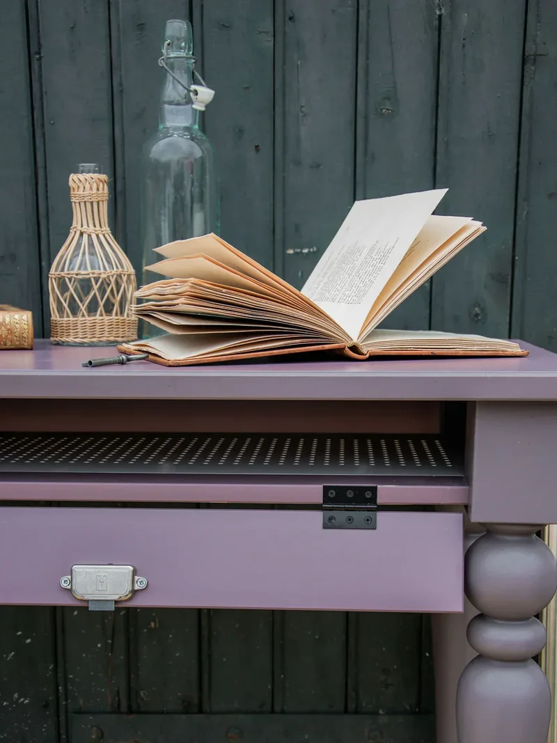 Edouard, le bureau violet en bois N°321