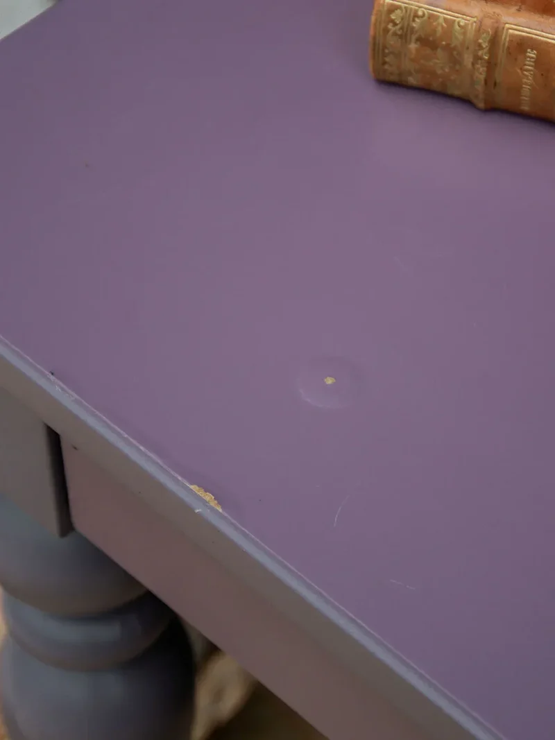 Edouard, le bureau violet en bois N°321