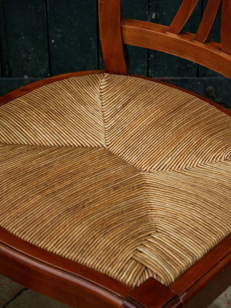 Claude, la chaise en paille et bois N°622