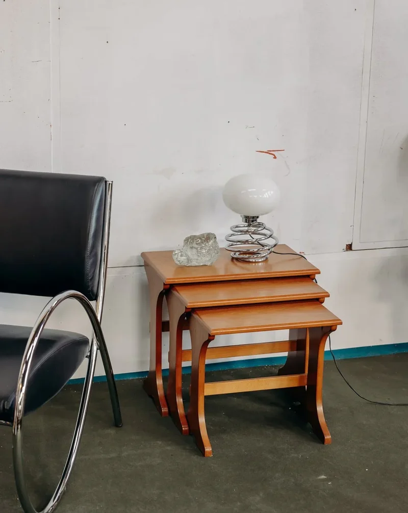 Barbara, les tables gigognes en bois N°88