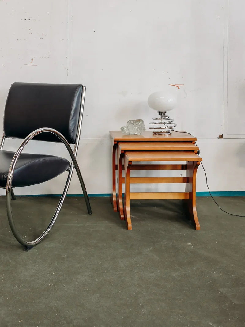 Barbara, les tables gigognes en bois N°88
