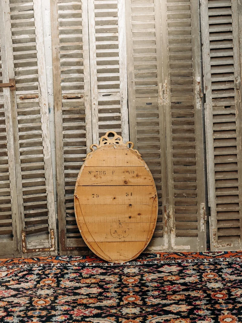 Georges, le miroir ovale doré N°808