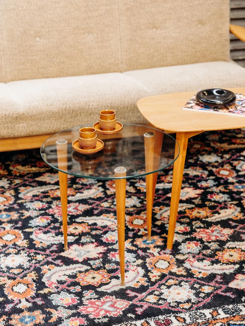 Donna, la table basse ronde en bois N°535