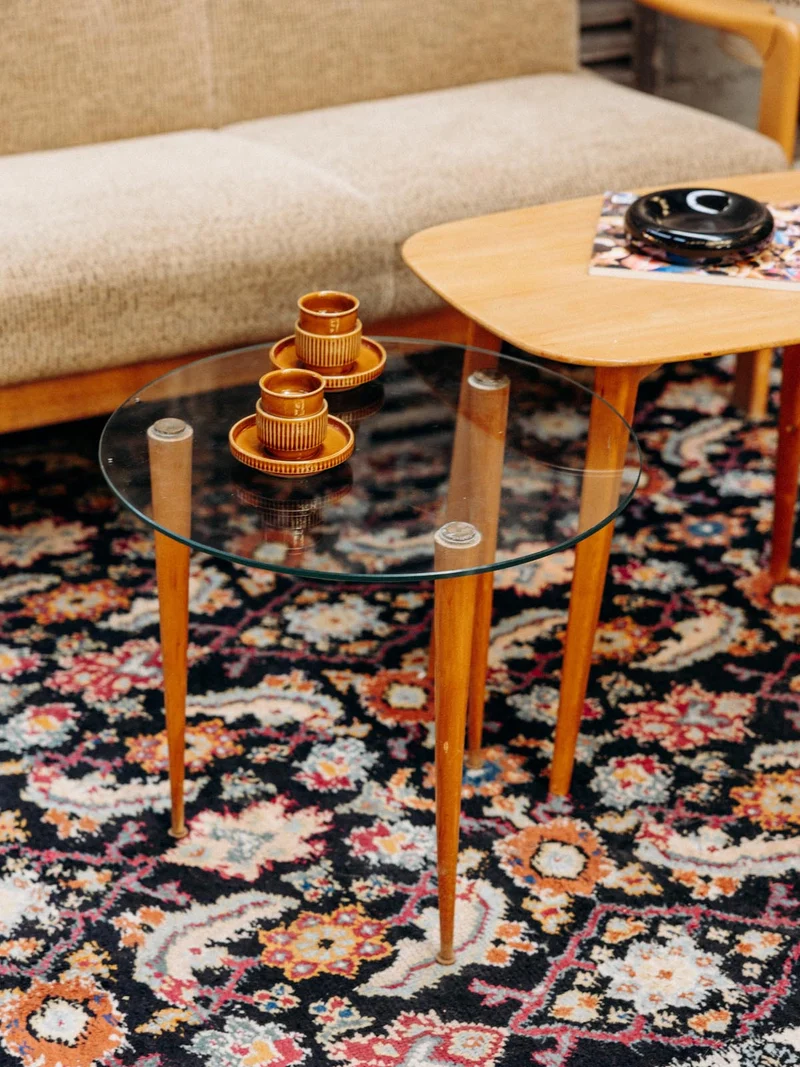 Donna, la table basse ronde en bois N°535