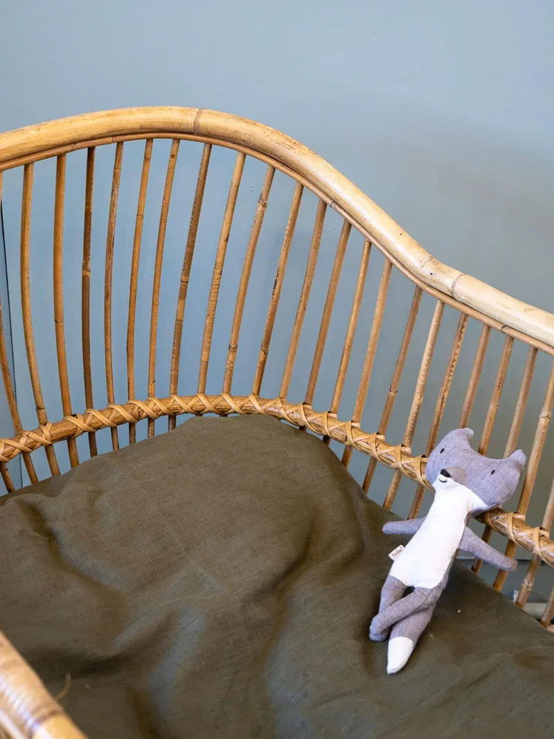 Joseph, le lit bébé en rotin N°4