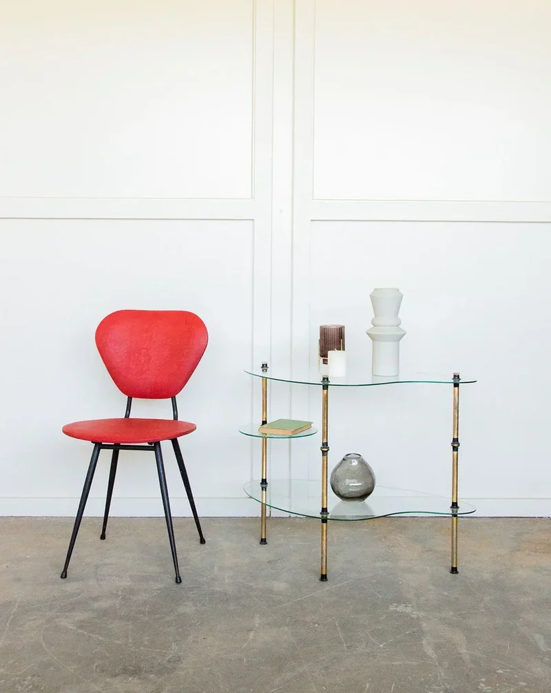 Hanna, la table d'appoint en métal N°360