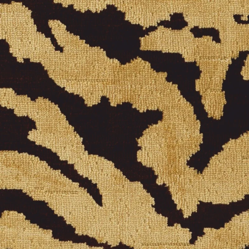 Casa Padrino Luxus Sofa mit Tiger Muster Gelb / Braun / Schwarz 239 cm - Wohzimmer & Hotel Möbel