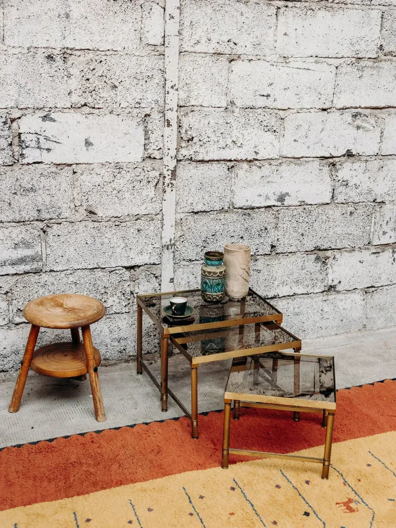 Regis, le tabouret en bois clair N°696