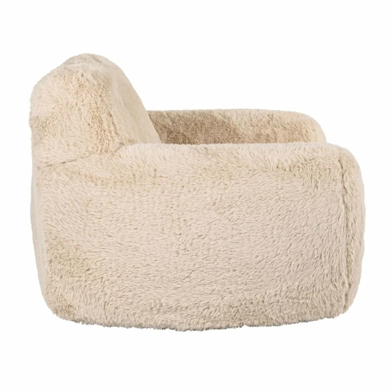 Casa Padrino Luxus Sessel Sandfarben 126 cm - Wohnzimmer & Hotel Möbel