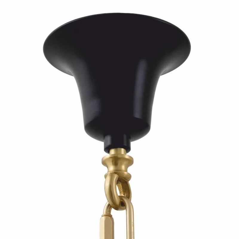 Casa Padrino Luxus Barock Kronleuchter Antik Gold / Schwarz Ø 97 x H. 99 cm - Luxus Qualität