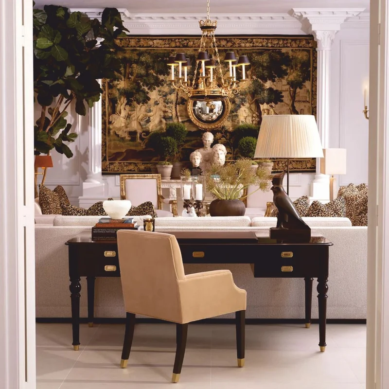 Casa Padrino Luxus Barock Kronleuchter Antik Gold / Schwarz Ø 97 x H. 99 cm - Luxus Qualität