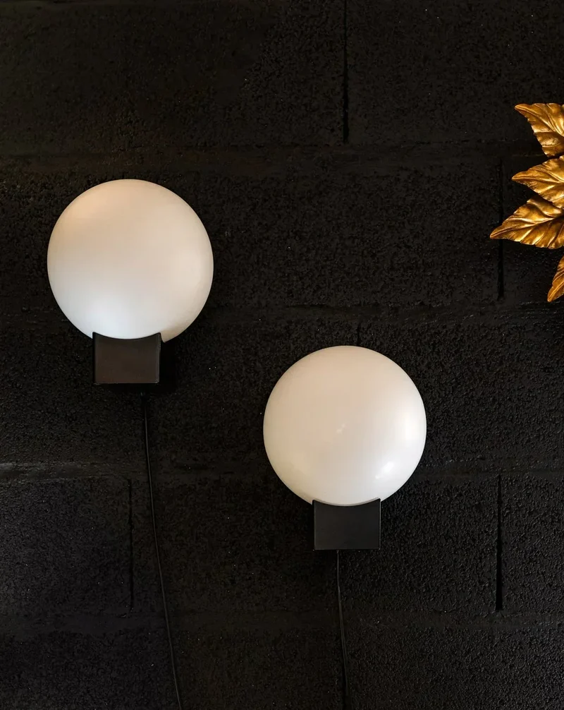 Suzette, la paire d'appliques en opaline N°99