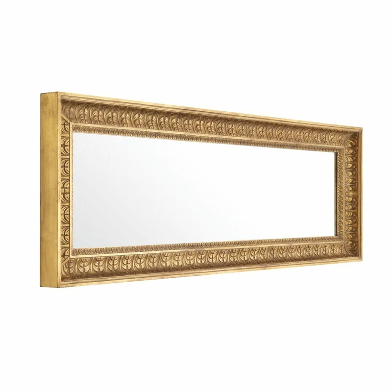 Casa Padrino Luxus Barock Mahagoni Spiegel Antik Gold H. 176 cm - Barock Interior