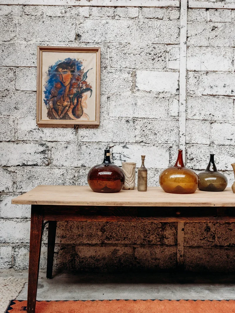 Romy, la table de ferme en bois N°333