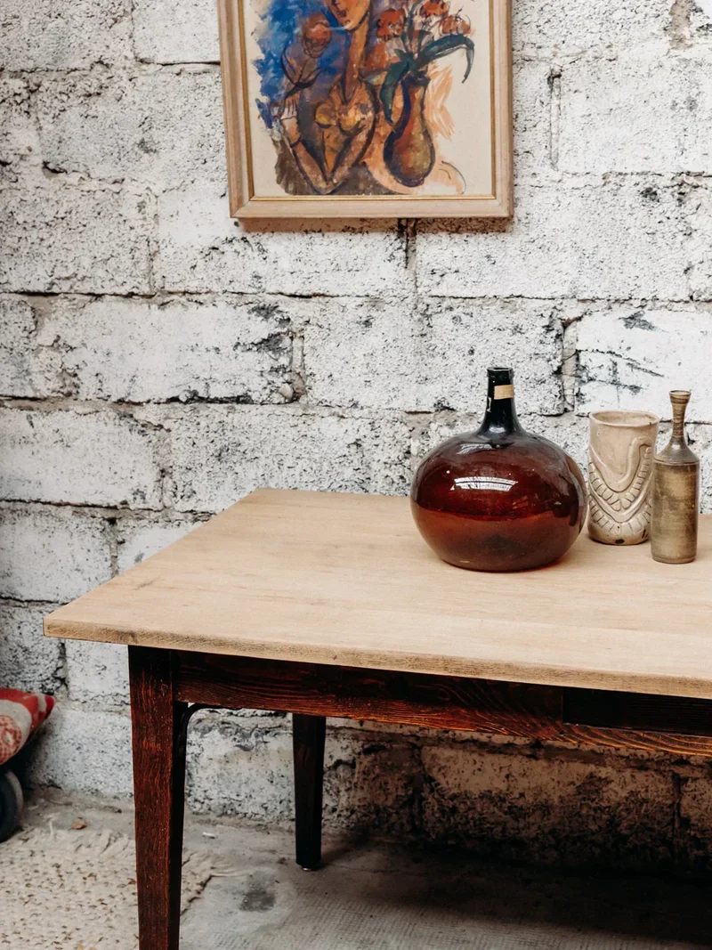 Romy, la table de ferme en bois N°333