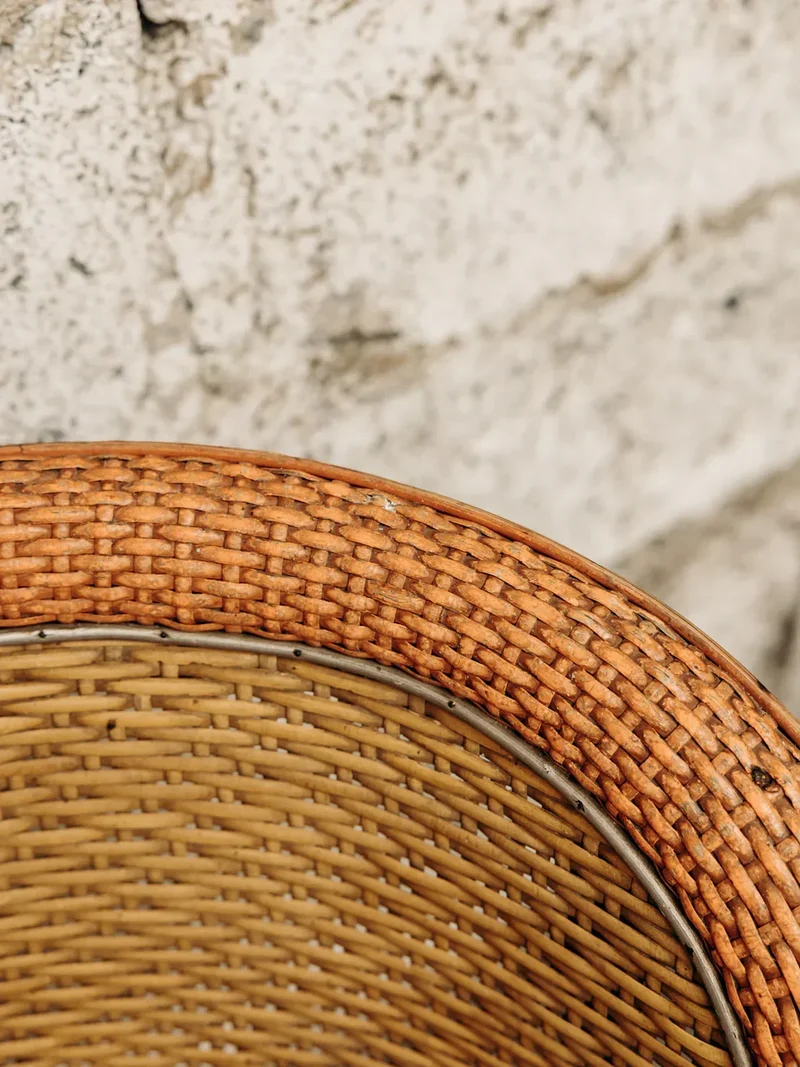 Claude, la chaise en rotin colorée N°864