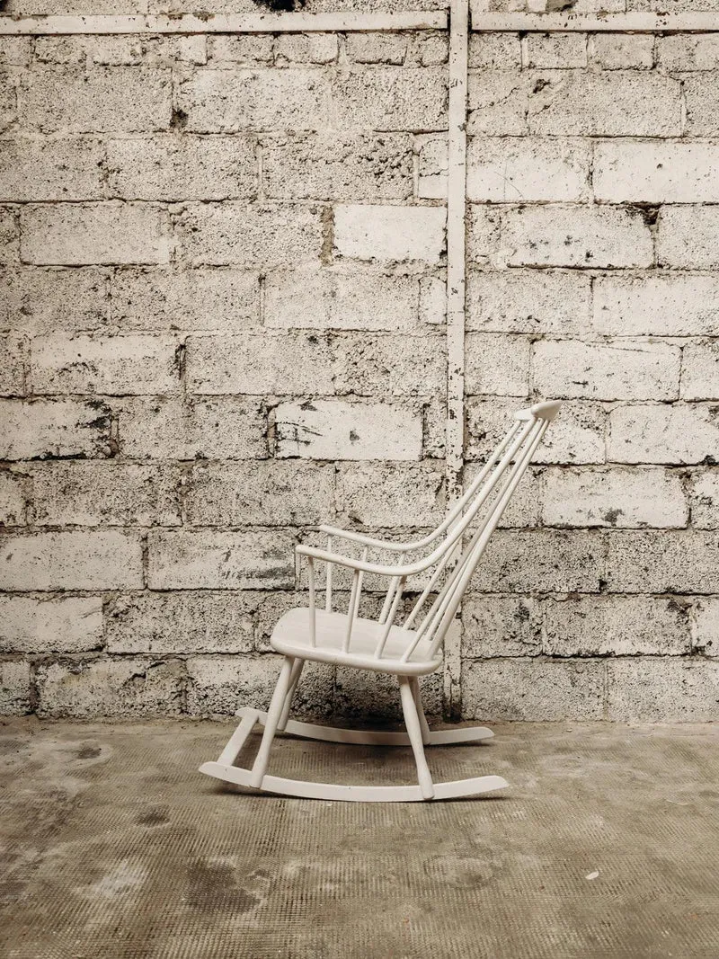 Alibert, le rocking-chair blanc N°37
