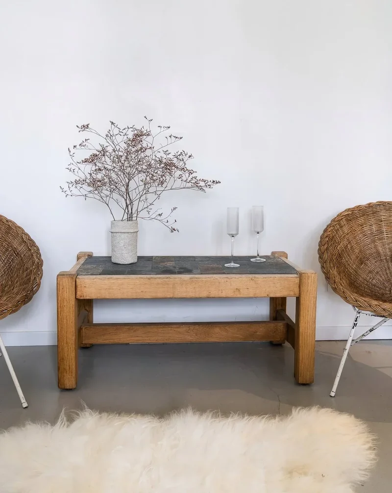 Léonie, la table basse en bois N°362