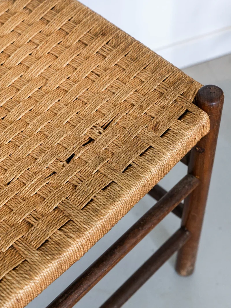 Claude, la paire de chaises en corde N°726