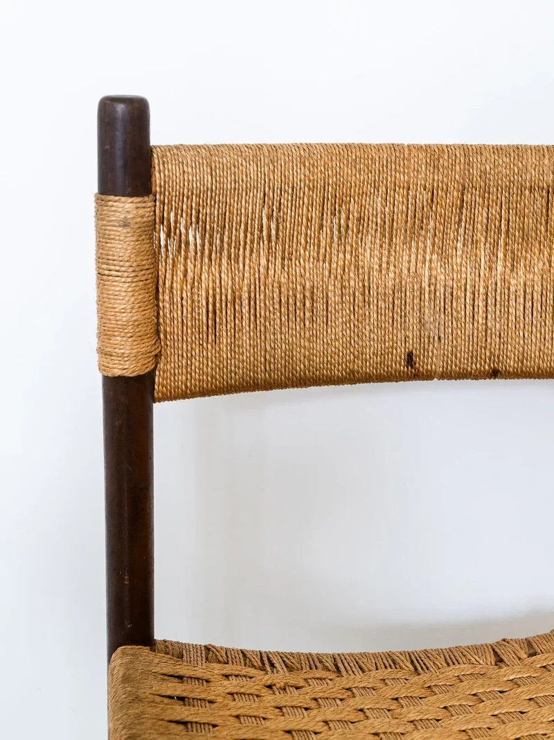 Claude, la paire de chaises en corde N°726