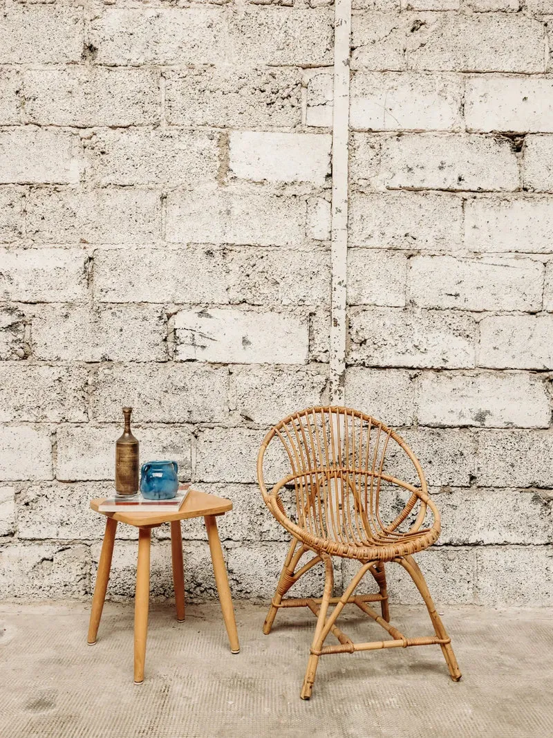 Ernest, le fauteuil en rotin N°196