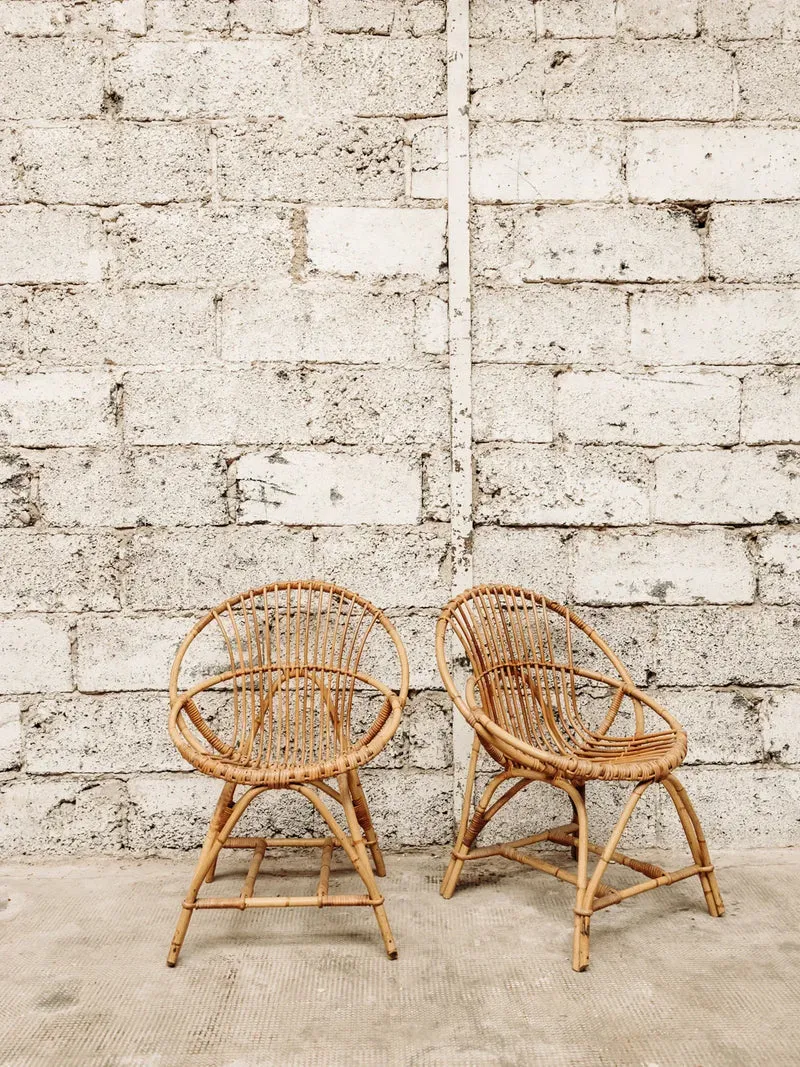 Ernest, le fauteuil en rotin N°196