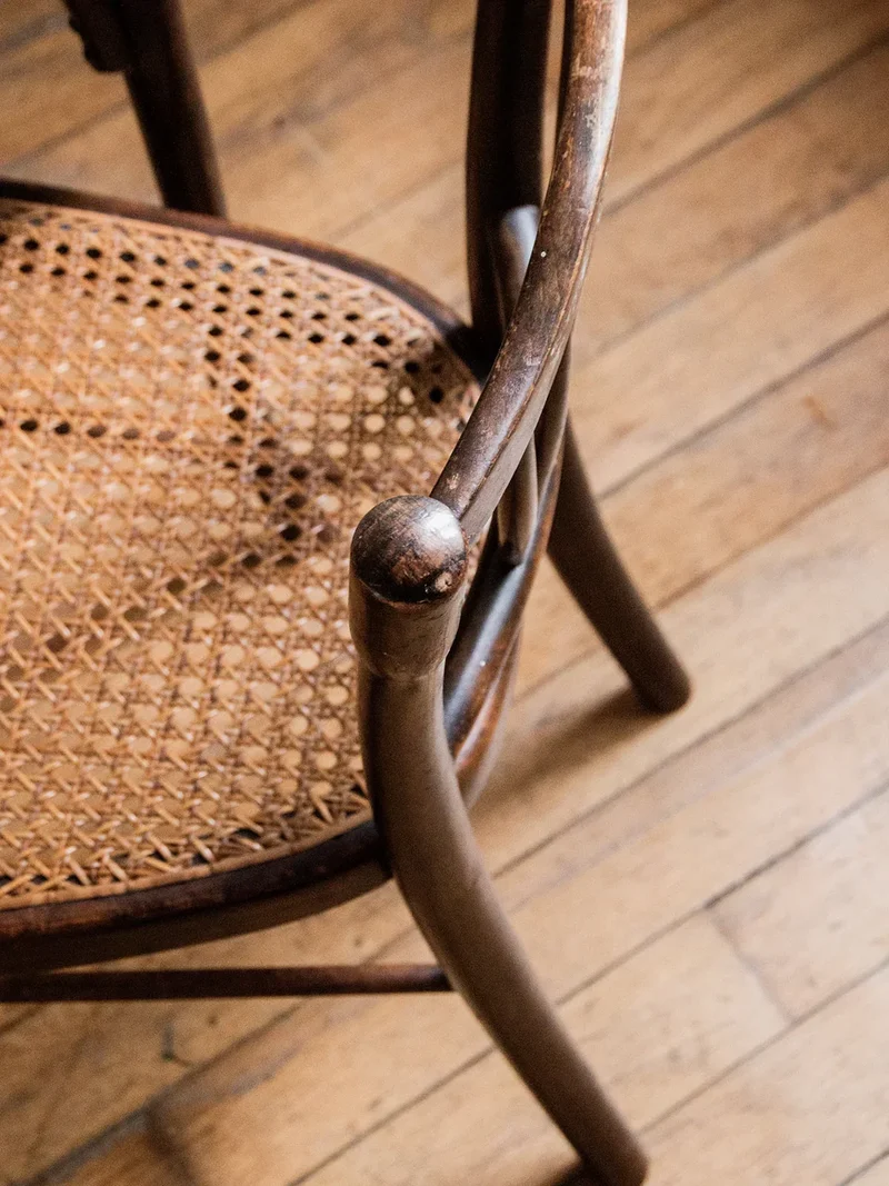 Ange, l'ensemble 1 table et 2 chaises Baumann N°1