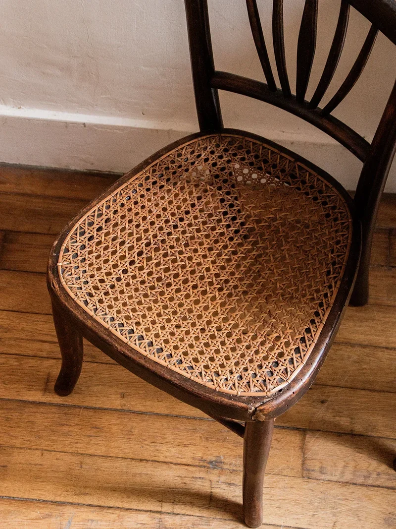 Ange, l'ensemble 1 table et 2 chaises Baumann N°1