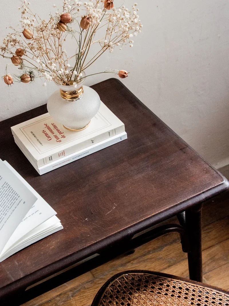 Ange, l'ensemble 1 table et 2 chaises Baumann N°1