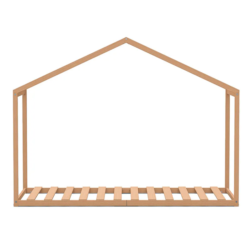 Lit cabane 90x190 sommier inclus Gloria Bois
