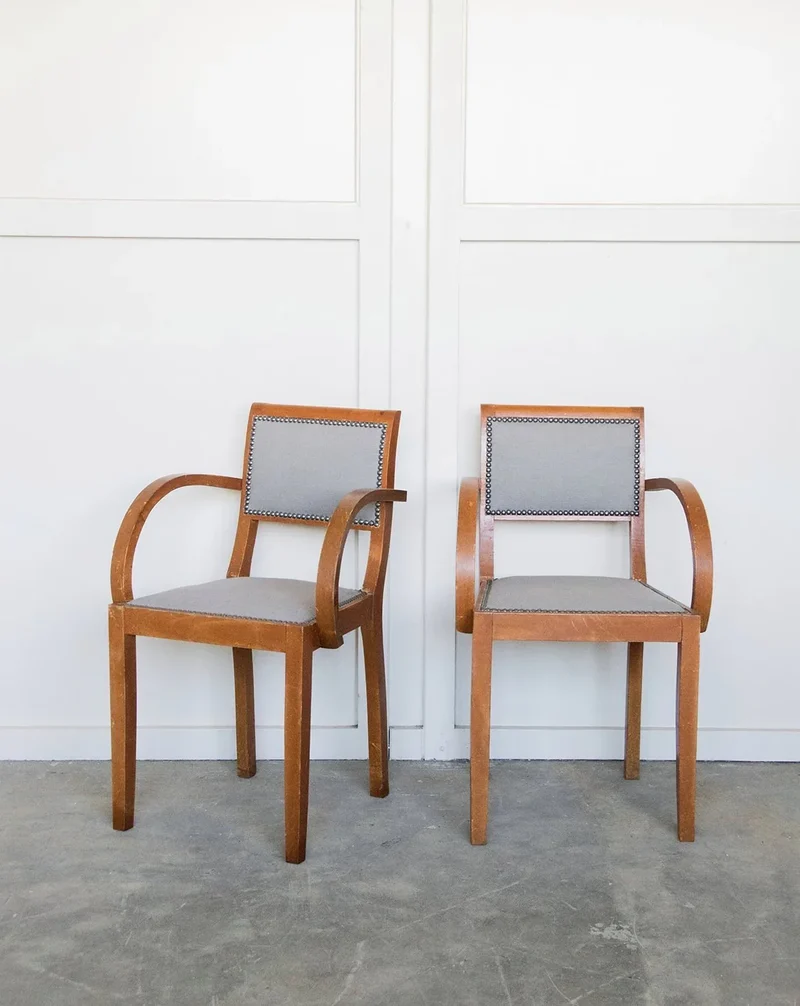 Ernest, la paire de fauteuils bridge N°122