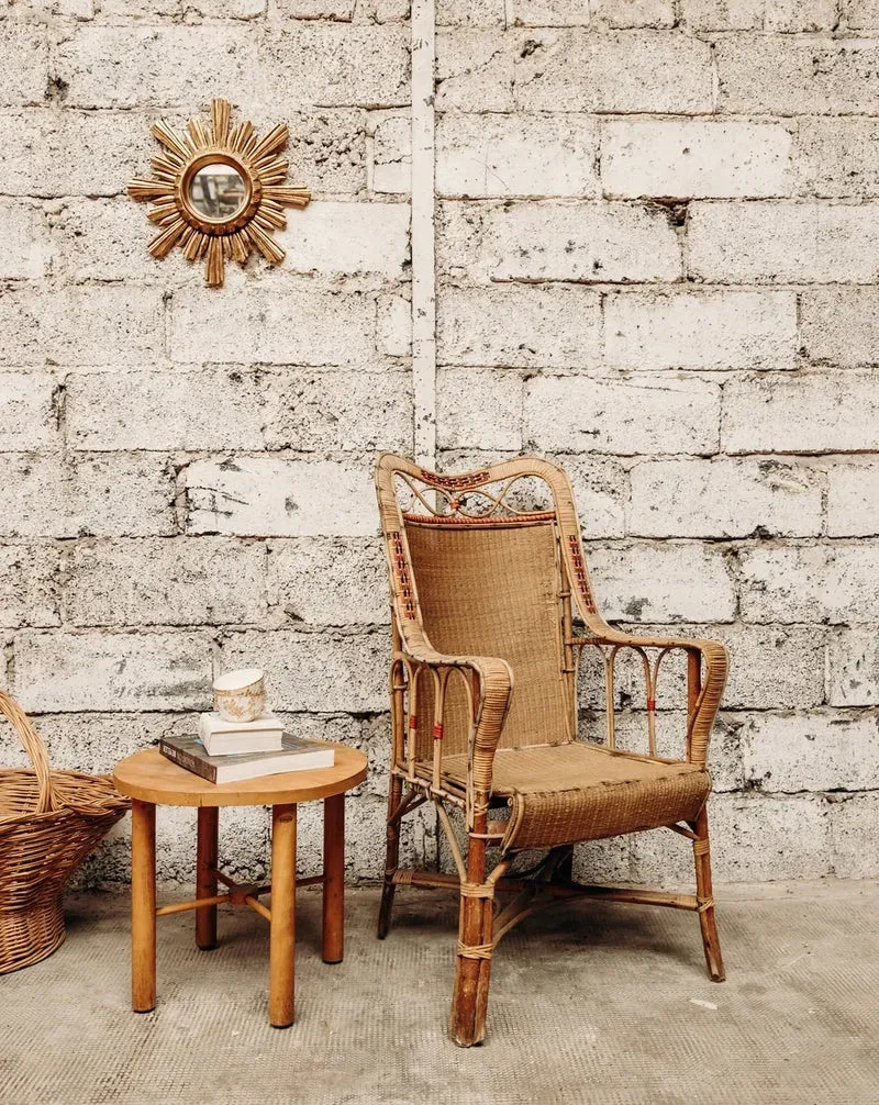 Ernest, le fauteuil en rotin N°197