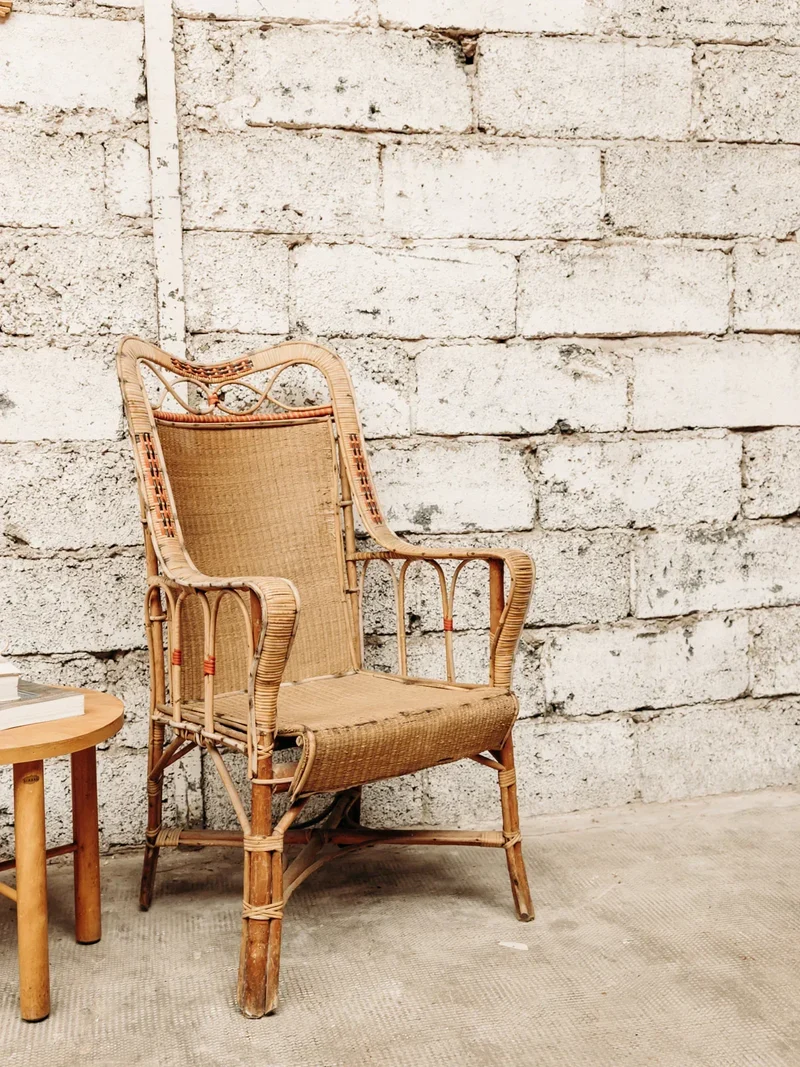 Ernest, le fauteuil en rotin N°197