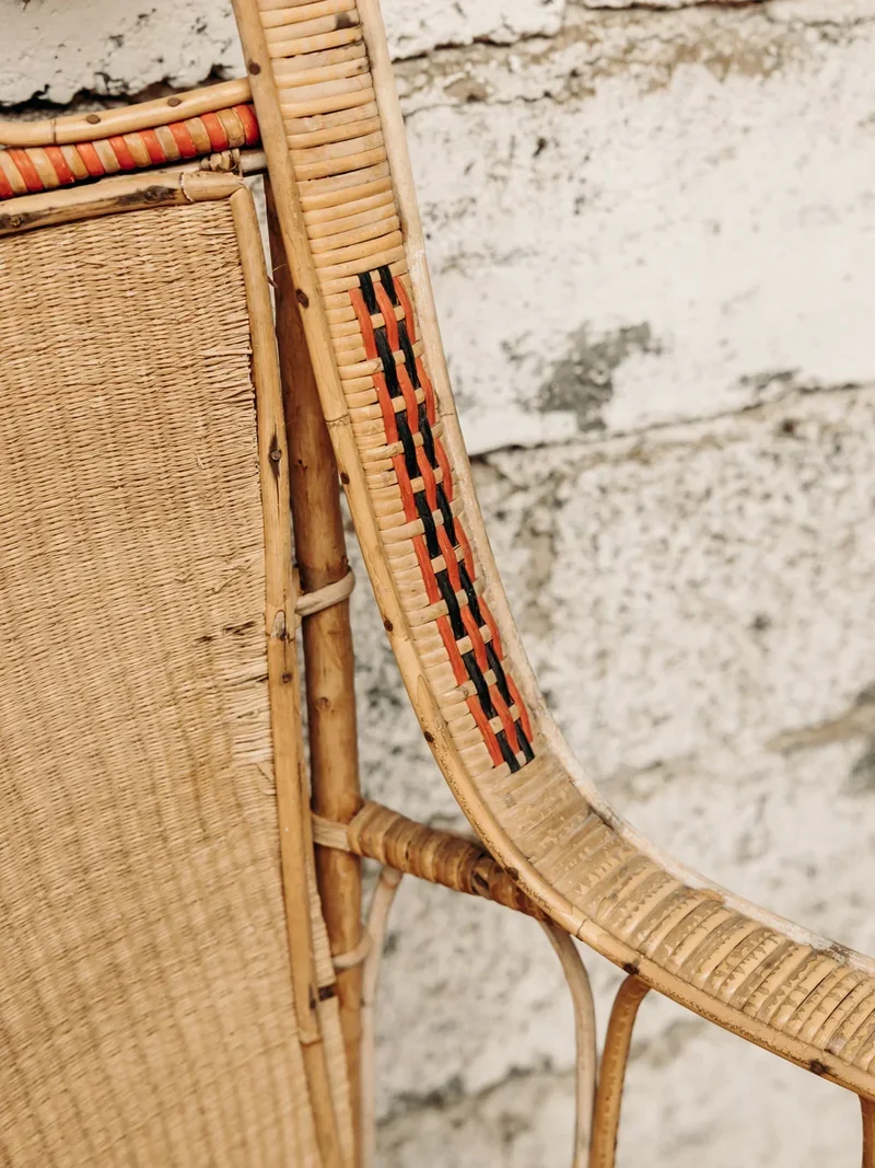 Ernest, le fauteuil en rotin N°197