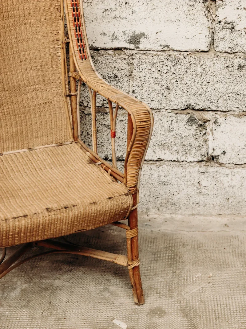 Ernest, le fauteuil en rotin N°197