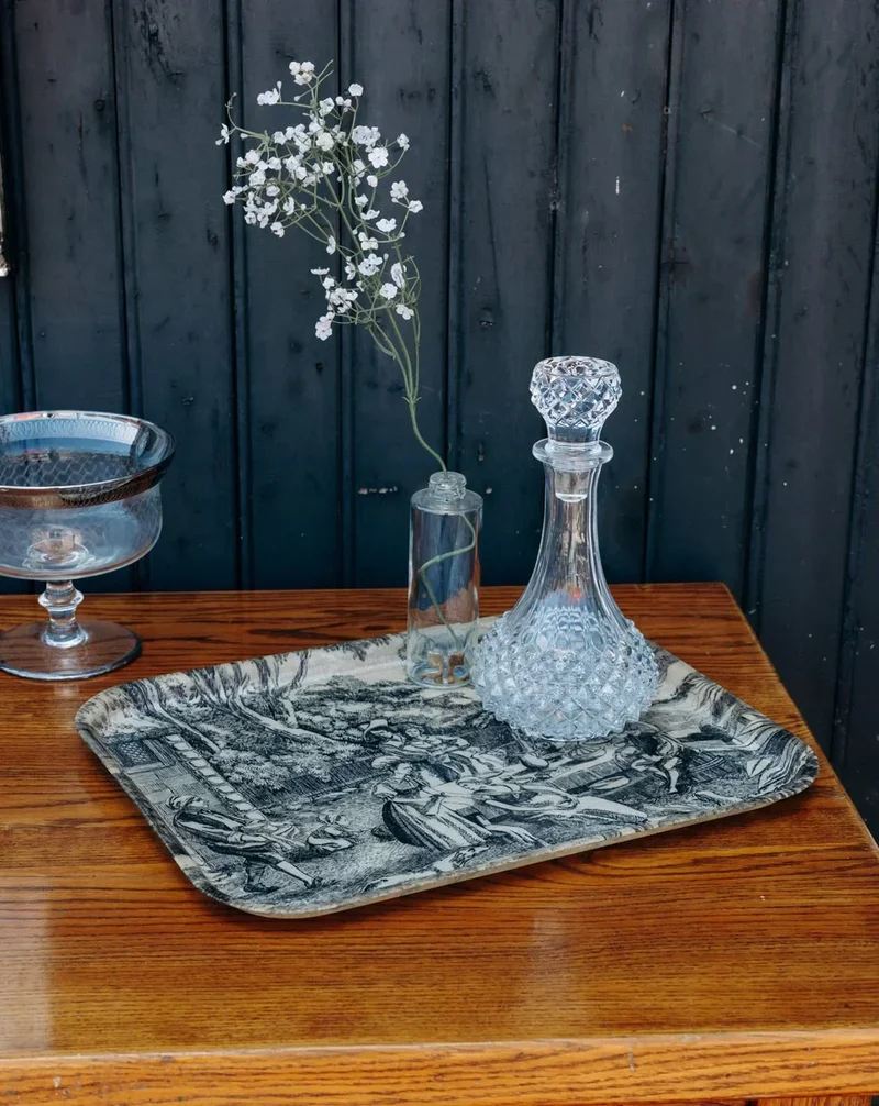 Marcel, le plateau toile de Jouy N°79